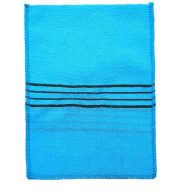   WGW Koreai Bőrradírozó Mosdókendő 03 kék fekete csíkkal 1db