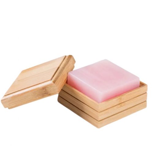 WGW Soap Dish, Bamboo Soap Box