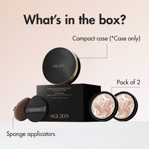 Age20 Signature Essence Cover Pact Cushion Alapozó - Intense Cover #13 Ivory 14gx2db SPF50+