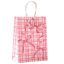 WGW Papírtáska, kicsi (20cmx15cmx8cm), rózsaszín masnis 02