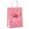 WGW Papírtáska, kicsi (20cmx15cmx8cm), rózsaszín masnis 03