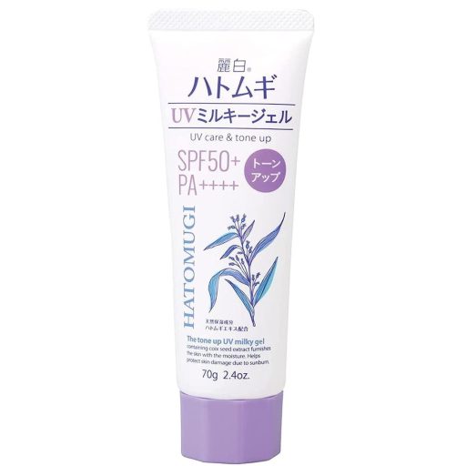 REIHAKU Hatomugi UV Tone Up Fényvédő Gél 70ml (SPF50+ PA++++)