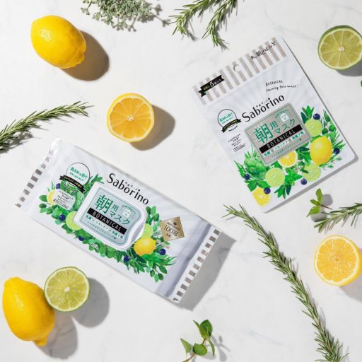 SABORINO All-in-One Reggeli Arcmaszk - Botanical Citrus Leaf 28db