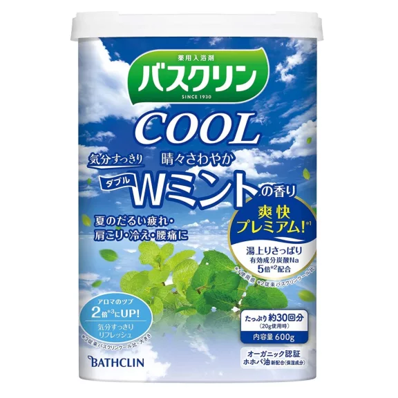 Bathclin Cool Bath Fürdősó - W Frissítő Menta 600g Bathclin Cool Bath Fürdősó - W Frissítő Menta 600g