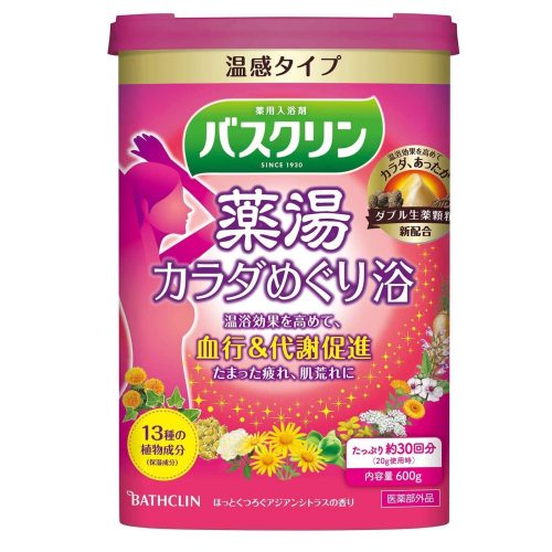 BATHCLIN Yakuto Japán Fürdősó - Body Tour 600g