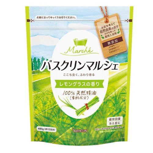 BATHCLIN Marche Japán Fürdősó - Citromfű illatú 480g