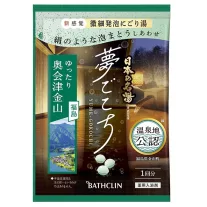   Bathclin Onsen Fürdősó Tabletta - Yume-Gocochi Kaneyama 40g (zöld)