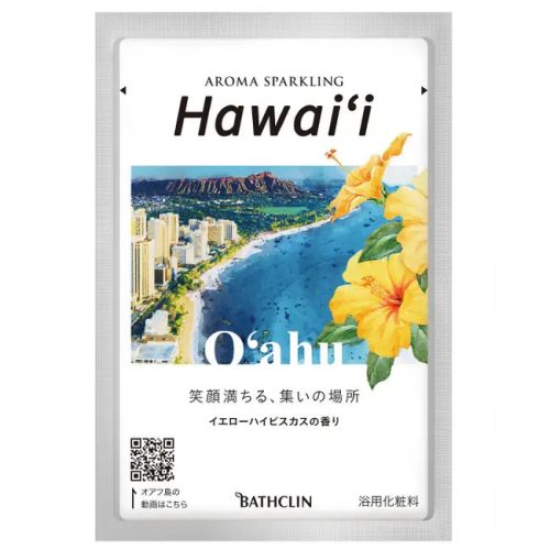 BATHCLIN Aroma Sparkling Hawaii Fürdősó - O'ahu (hibiszkusz illat) 30g