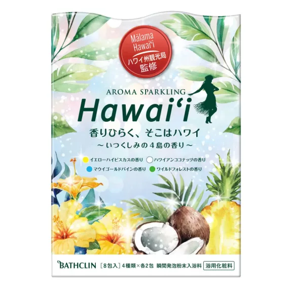 Bathclin Aroma Sparkling Hawaii Fürdősó Válogatás Csomag 30gx8db Bathclin Aroma Sparkling Hawaii Fürdősó Válogatás Csomag 30gx8db