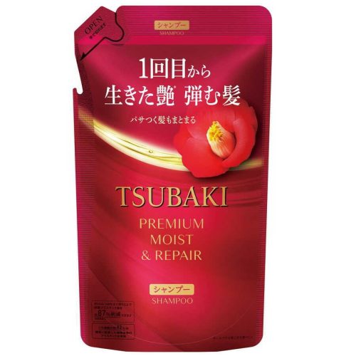 TSUBAKI Premium Moist & Repair Sampon 300ml utántöltő tasak