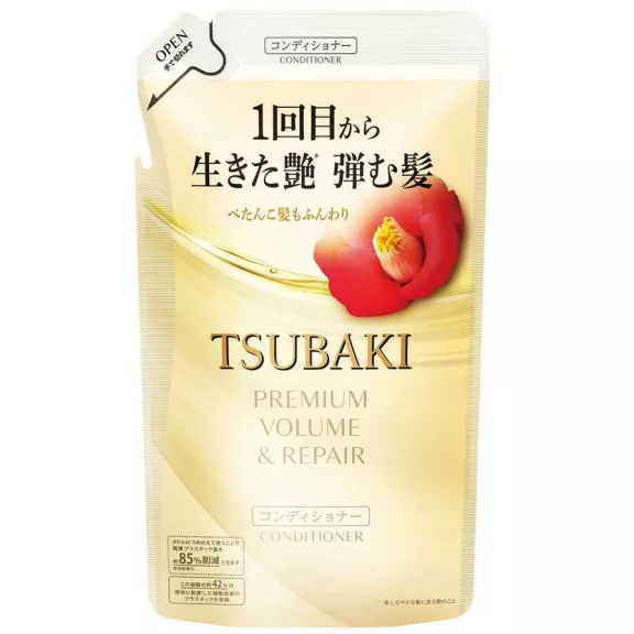 Tsubaki Premium Volume & Repair Hajbalzsam 300ml utántöltő tasak Tsubaki Premium Volume & Repair Hajbalzsam 300ml utántöltő tasak