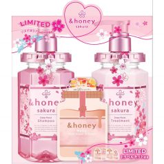   AND HONEY Deep Moist 1.0 Sampon és 2.0 Hajbalzsam csomag (Cherry Blossom Honey Limited Collection)