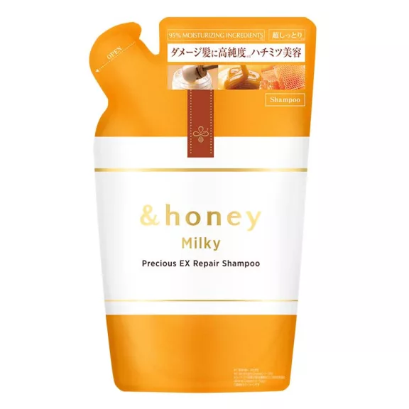 And Honey Milky Precious EX Repair 1.0 Sampon 385ml utántöltő And Honey Milky Precious EX Repair 1.0 Sampon 385ml utántöltő