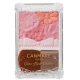CANMAKE Glow Fleur Cheeks Arcpirosító Paletta + ecset 01 Peach Fleur