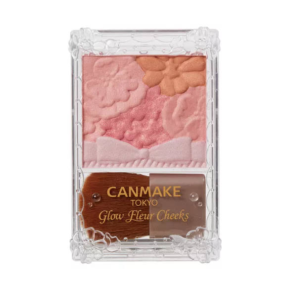 Canmake Glow Fleur Cheeks Arcpirosító Paletta + ecset 03 Fairy Orange Fleur Canmake Glow Fleur Cheeks Arcpirosító Paletta + ecset 03 Fairy Orange Fleur