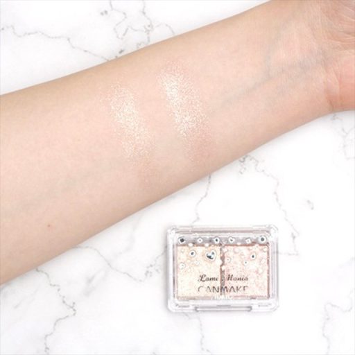 CANMAKE Lamé Mania Szemhéjfesték Paletta 01 Apricot Puree
