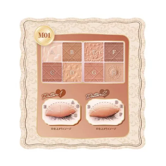Canmake Petit Szemhéjfesték Paletta M01 Maple Millefeuille (Matte Type)