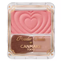  Canmake Powder Cheeks N Arcpirosító + ecset P01 Powerful Pink