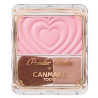   CANMAKE Powder Cheeks N Arcpirosító + ecset P02 Little Shy Pink