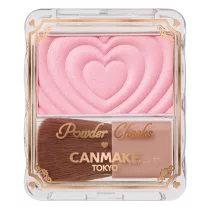   Canmake Powder Cheeks N Arcpirosító + ecset P02 Little Shy Pink