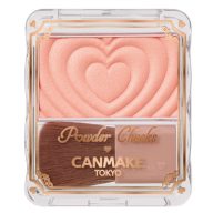   CANMAKE Powder Cheeks N Arcpirosító + ecset P03 Cheerful Peach