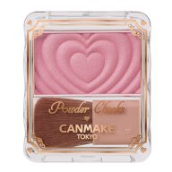   CANMAKE Powder Cheeks N Arcpirosító + ecset P05 Classy Mauve Pink