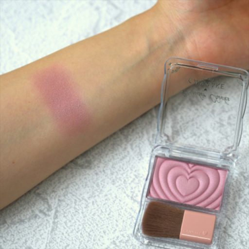 CANMAKE Powder Cheeks N Arcpirosító + ecset P05 Classy Mauve Pink