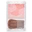 CANMAKE Glow Fleur Cheeks Arcpirosító Paletta + ecset 18 Peach Whip Fleur