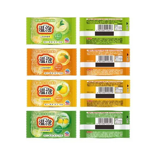 EARTH ONPO Yuzu válogatás Fürdősó Tabletta 40gx20db