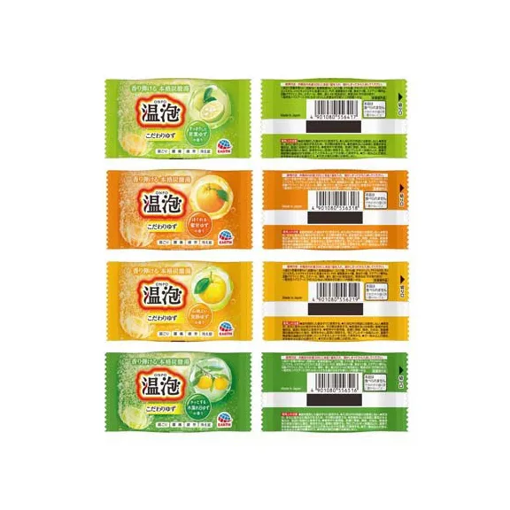 Earth Onpo Yuzu válogatás Fürdősó Tabletta válogatás csomag 40gx20db Earth Onpo Yuzu válogatás Fürdősó Tabletta válogatás csomag 40gx20db
