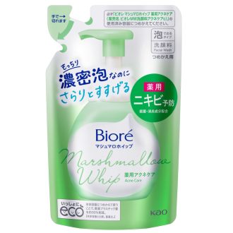   BIORÉ Marshmallow Whip Arctisztító Hab - Acne Care 130ml utántöltő tasak