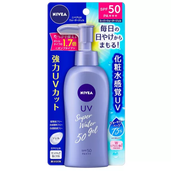 Nivea UV Super Water Fényvédő Gél 140g (SPF50+ PA++++)