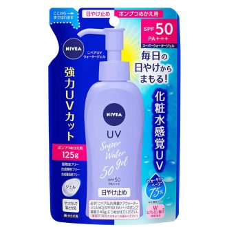   NIVEA UV Super Water Fényvédő Gél 125g (SPF50+ PA++++) utántöltő