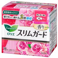   LAURIER Slim Guard Egészségügyi Betét 25cm Rózsa illatú 18db
