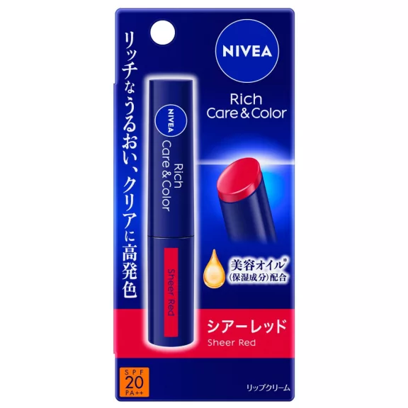 Nivea Rich Care and Color Ajakbalzsam - Sheer Red (SPF20 PA++) Nivea Rich Care and Color Ajakbalzsam - Sheer Red (SPF20 PA++)
