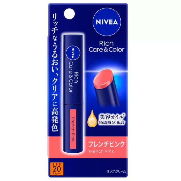Nivea Rich Care and Color Ajakbalzsam - French Pink (SPF20 PA++) Nivea Rich Care and Color Ajakbalzsam - French Pink (SPF20 PA++)