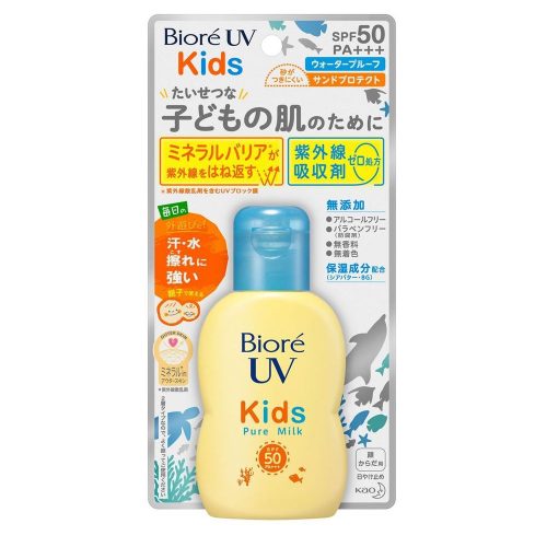 BIORÉ UV Kids Pure Milk Fényvédő Tej Gyerekeknek 70ml (SPF50+ PA+++)