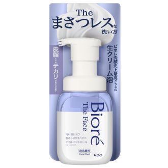   BIORÉ The Face Foaming Arctisztító Hab - Oil Control 200ml