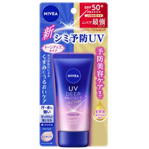 NIVEA UV Deep Protect & Care Tone-Up Fényvédő Esszencia 50g (SPF50+ PA+++)
