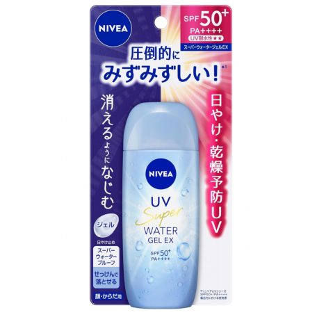 NIVEA UV Super Water EX Fényvédő Gél 80g (SPF50+ PA+++)