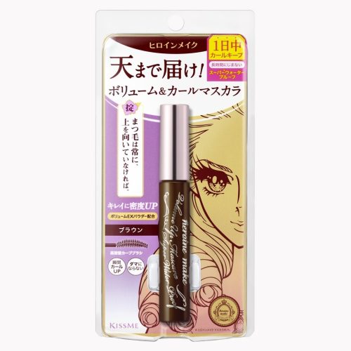 HEROINE MAKE Super Waterproof Mascara Szempillaspirál  - Volume Up 02 Brown