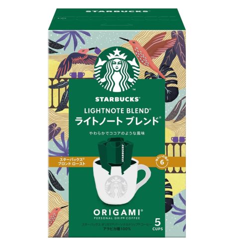 STARBUCKS Japan Origami Csepegtetett Kávé - Lightnote Blend 5db