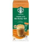 STARBUCKS Japan Premium Mixes azonnal oldódó kávéitalpor - Caramel Latte 23gx4db