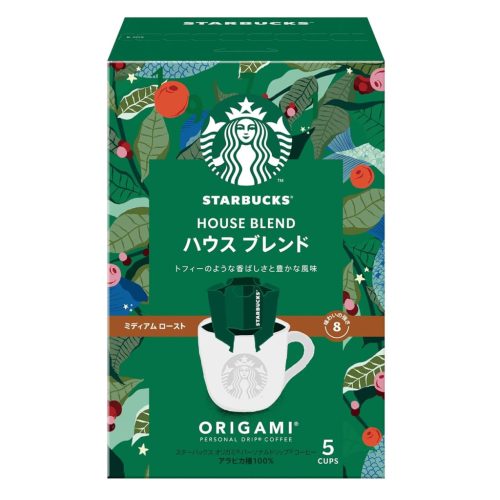 STARBUCKS Japan Origami Csepegtetett Kávé - House Blend 5db