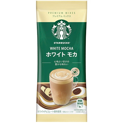 STARBUCKS Japan Premium Mixes azonnal oldódó kávéitalpor - White Mocha 24g