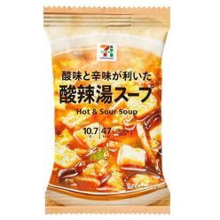   7-ELEVEN Japan Instant Bögrés Leves - Csípős-Savanyú Leves 10.7g