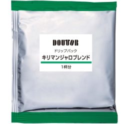   DOUTOR COFFEE Őrölt Kávé filterben Csepegtetett Kávéhoz - Kilimanjaro Blend 7g