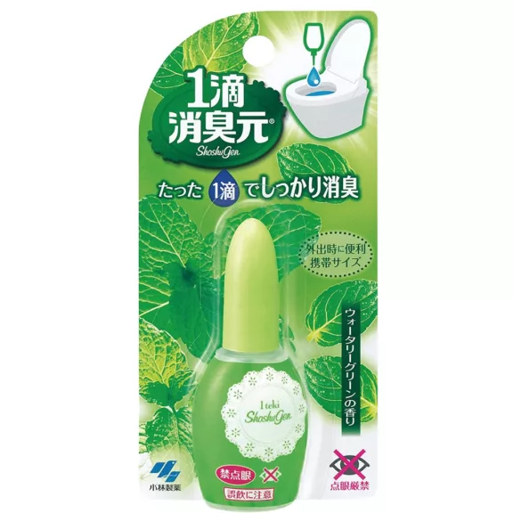 Kobayashi ShoshuGen WC illatosító Cseppek - Watery Green 20ml Kobayashi ShoshuGen WC illatosító Cseppek - Watery Green 20ml