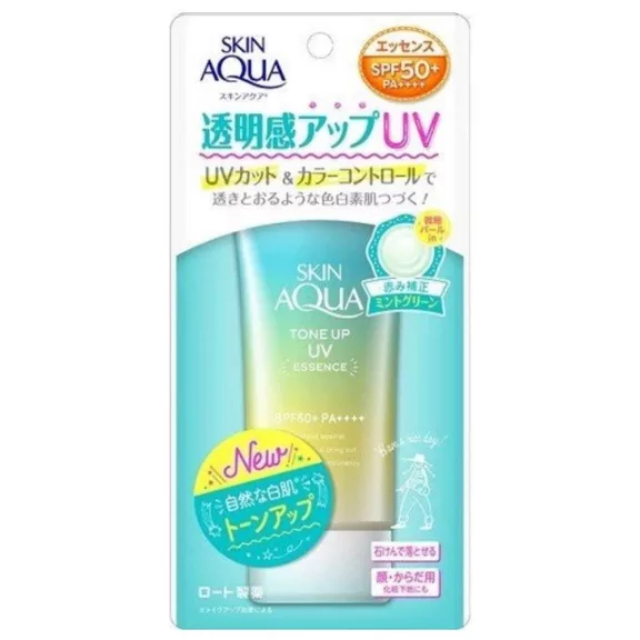 Skin Aqua Tone Up UV Fényvédő Esszencia - Menta 80g (SPF50+ PA++++)