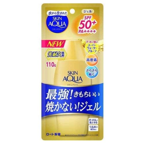 SKIN AQUA UV Super Moisture Gold Fényvédő Gél 110g (SPF50+ PA++++)